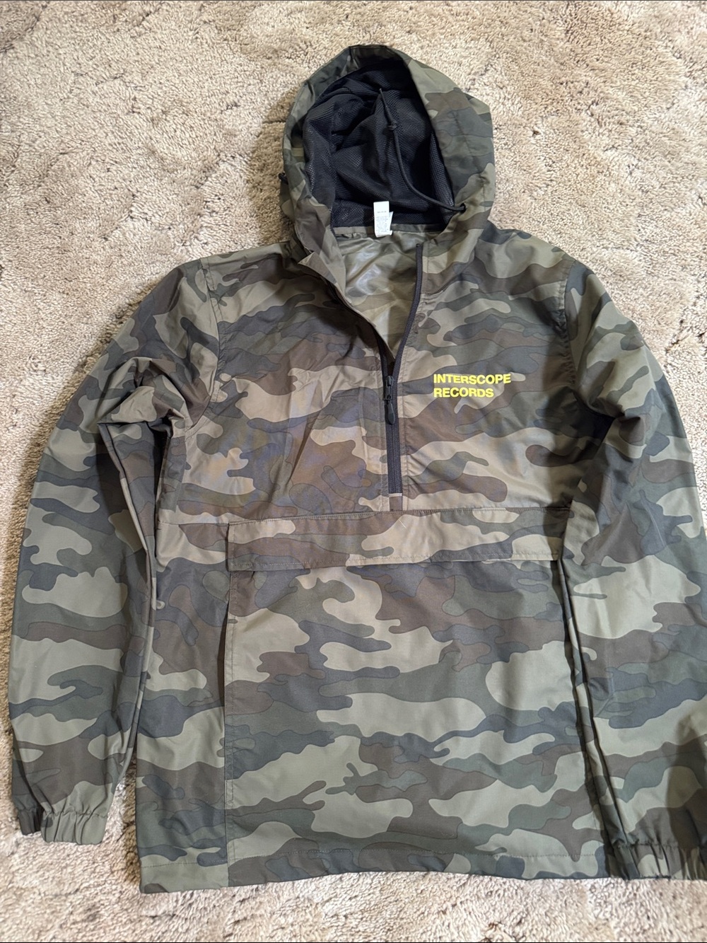 Interscope Records Camo Hooded Pullover